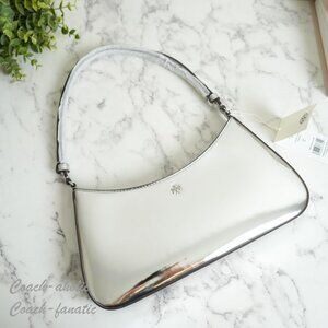 NWT Tory Burch Emerson Shoulder Bag in Silver
